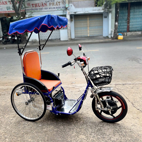 Xe điện 3 bánh Kiến Tường - full