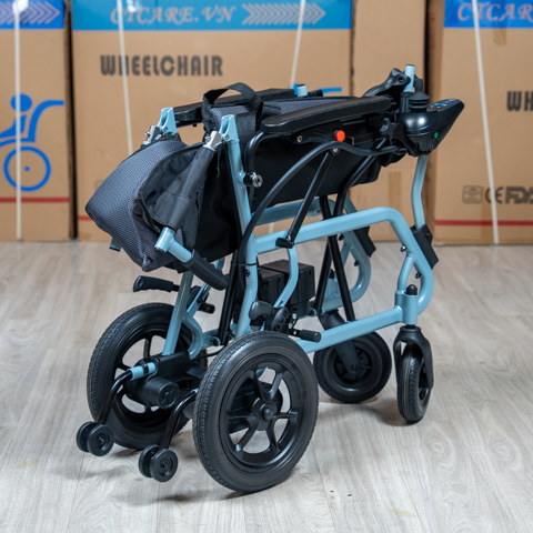 Xe lăn điện gọn nhẹ D701 - full