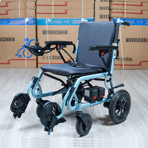 Xe lăn điện gọn nhẹ D701 - full