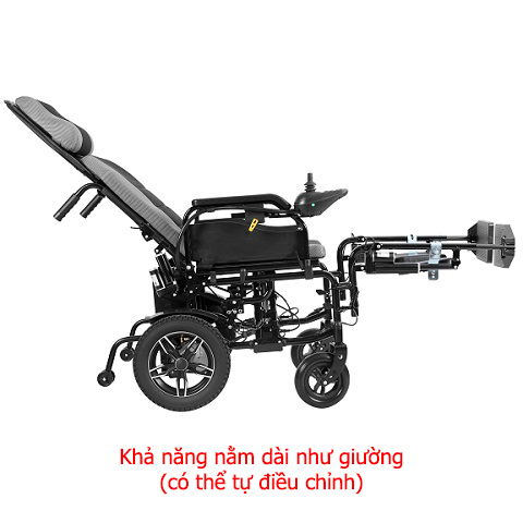 Xe lăn điện tự động ngả nằm D503EX - full