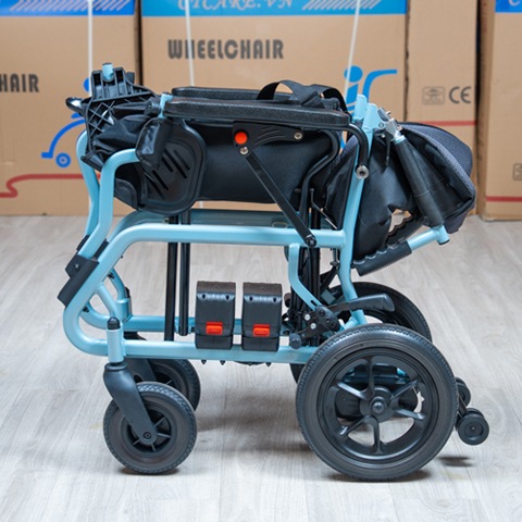 Xe lăn điện gọn nhẹ D701 - full
