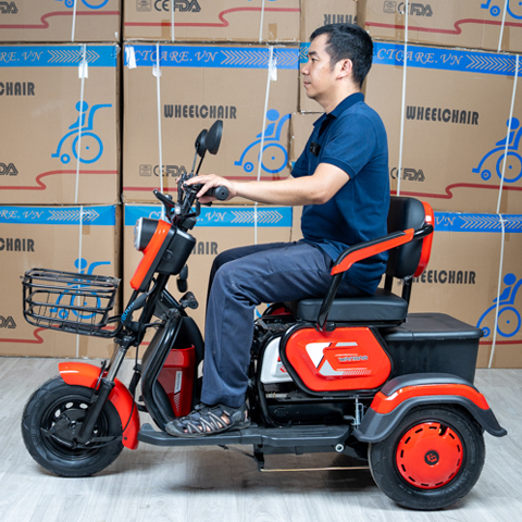 Xe điện 3 bánh cao cấp CT01 - full