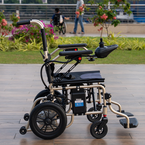 Xe lăn điện người già D705 - full